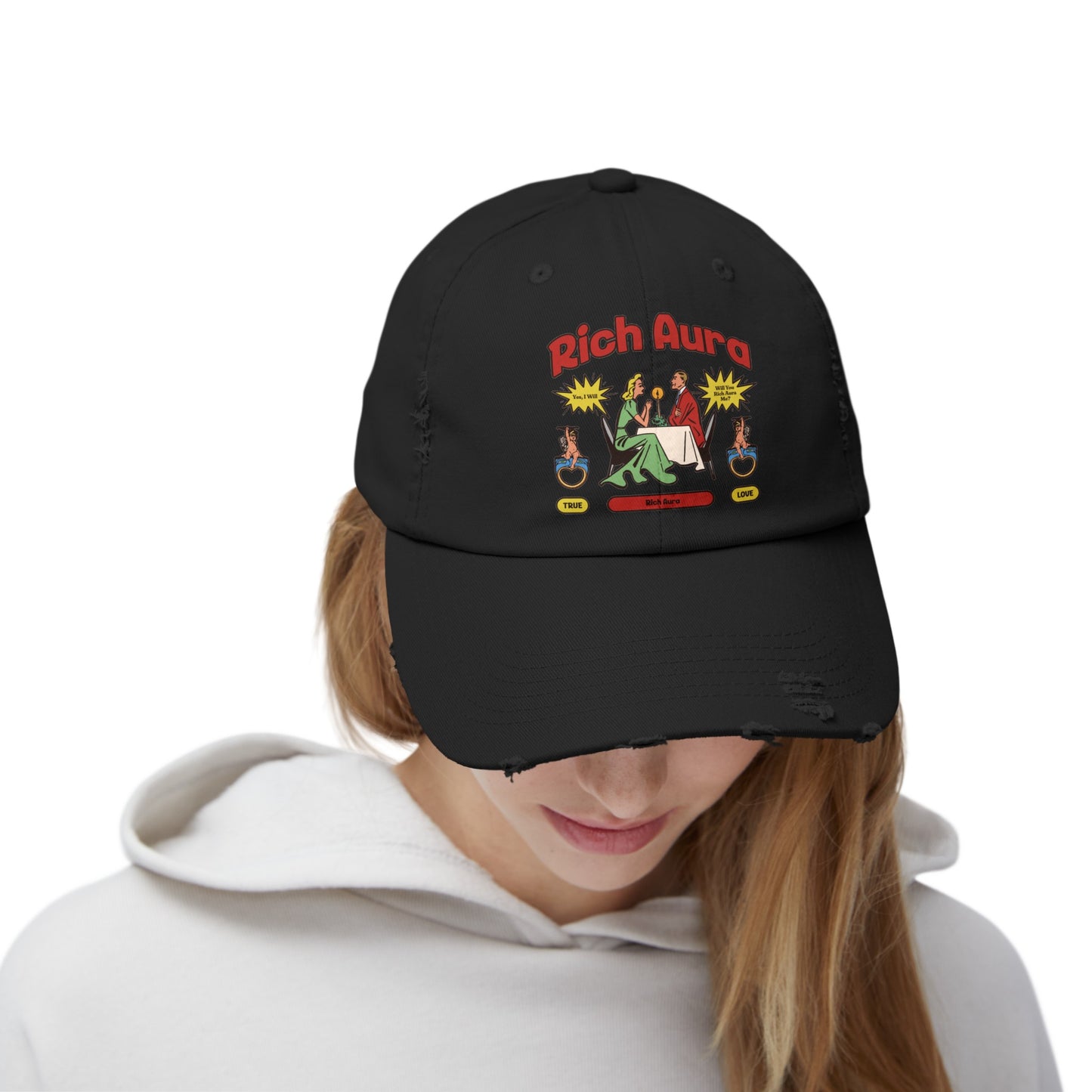Rich Aura - True Love Distressed Cap