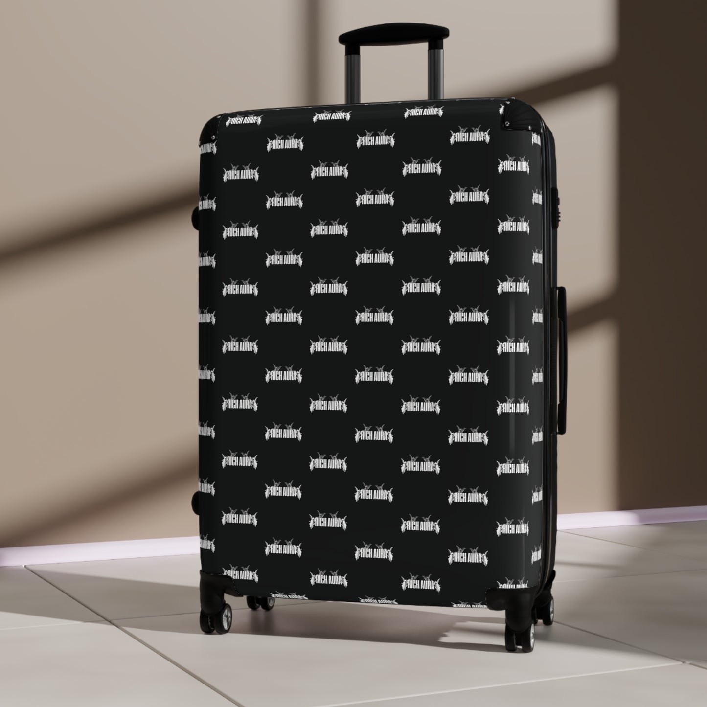 Rich Aura Light v. Dark - Black Suitcase