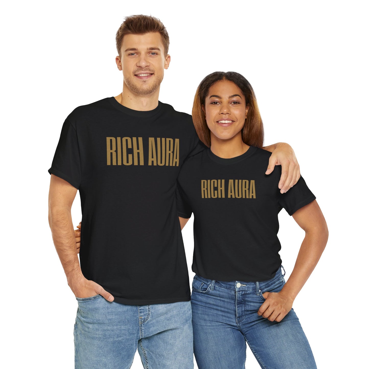 Rich Aura - Rich Love Tee - Gold