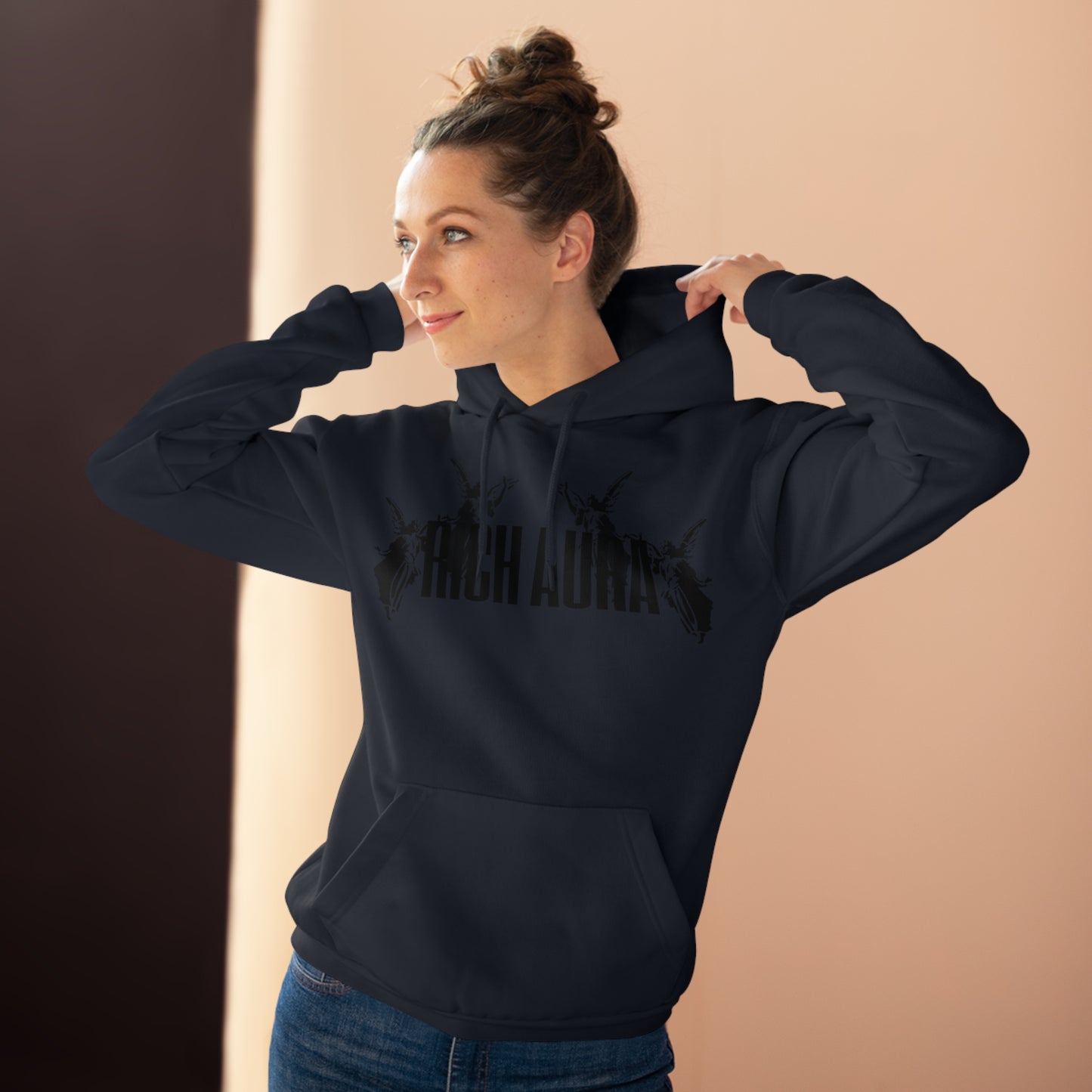 Rich Aura - Light v. Dark Pullover Hoodie - Black