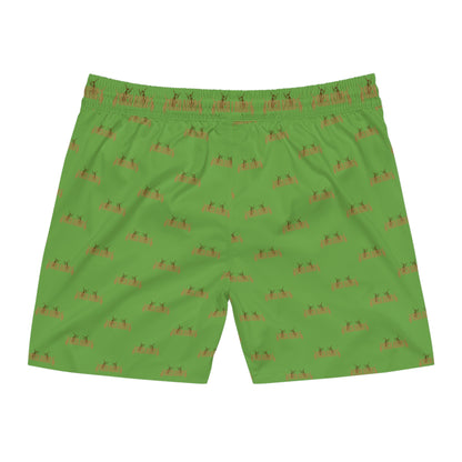 Rich Aura - Light V. Dark Swim Shorts - Light Green