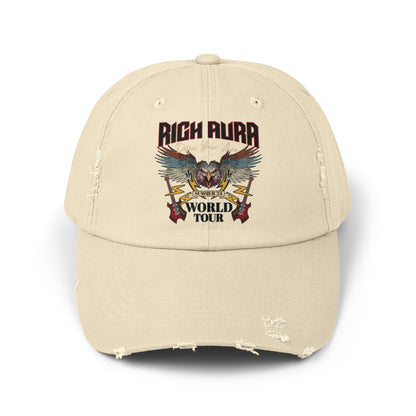 Rich Aura - World Tour Distressed Cap - Black