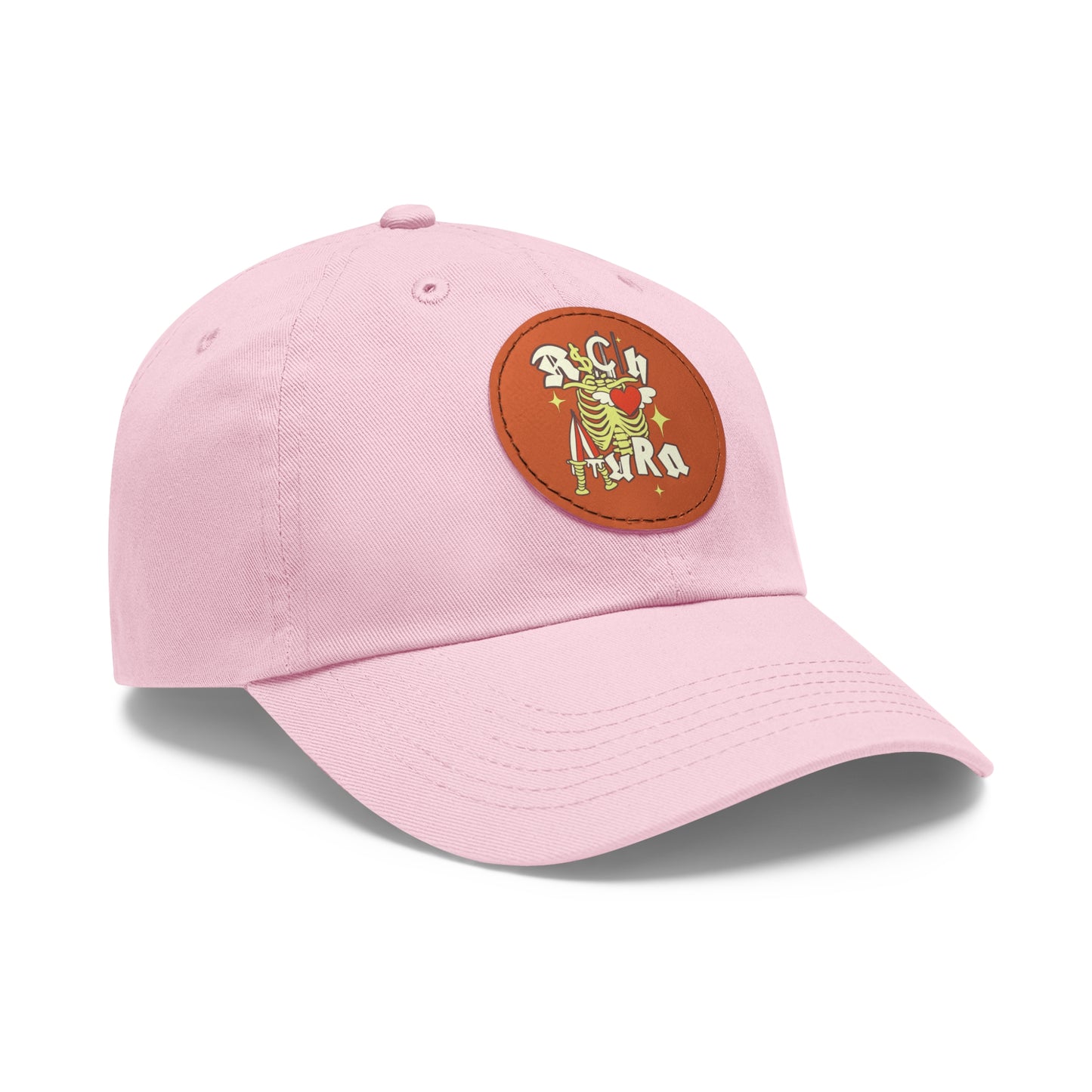 Rich Aura - Rich Love Dad Hat w/ Leather Patch (Round)