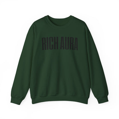 Rich Aura - Rich Easter Crewneck - Black