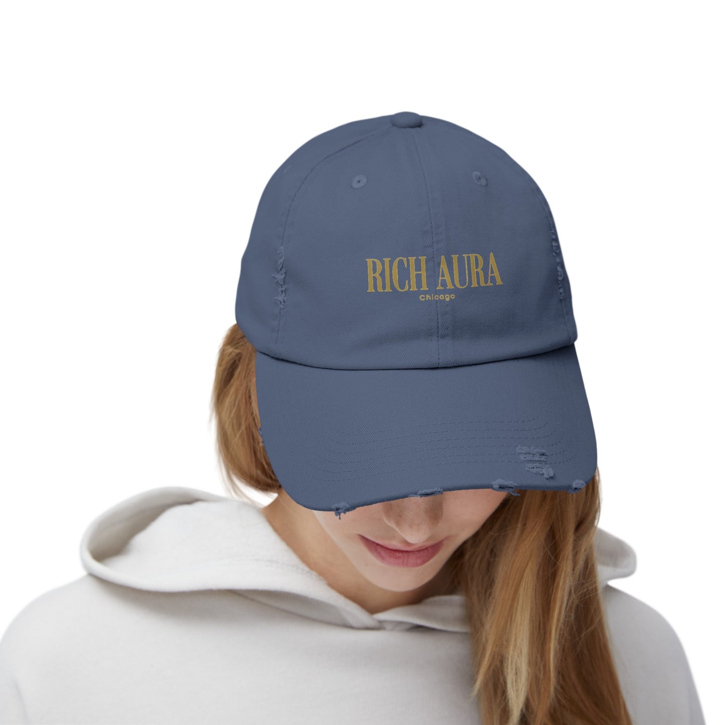 Rich Aura Chicago Distressed Cap