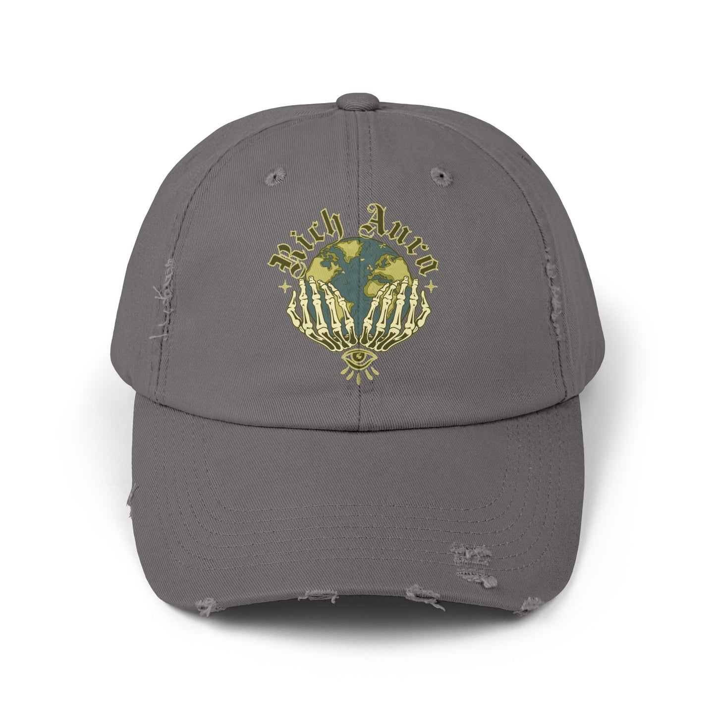 Rich Aura World Distressed Cap