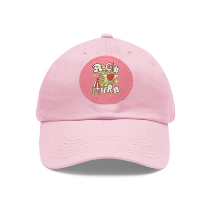 Rich Aura - Rich Love Dad Hat w/ Leather Patch (Round)