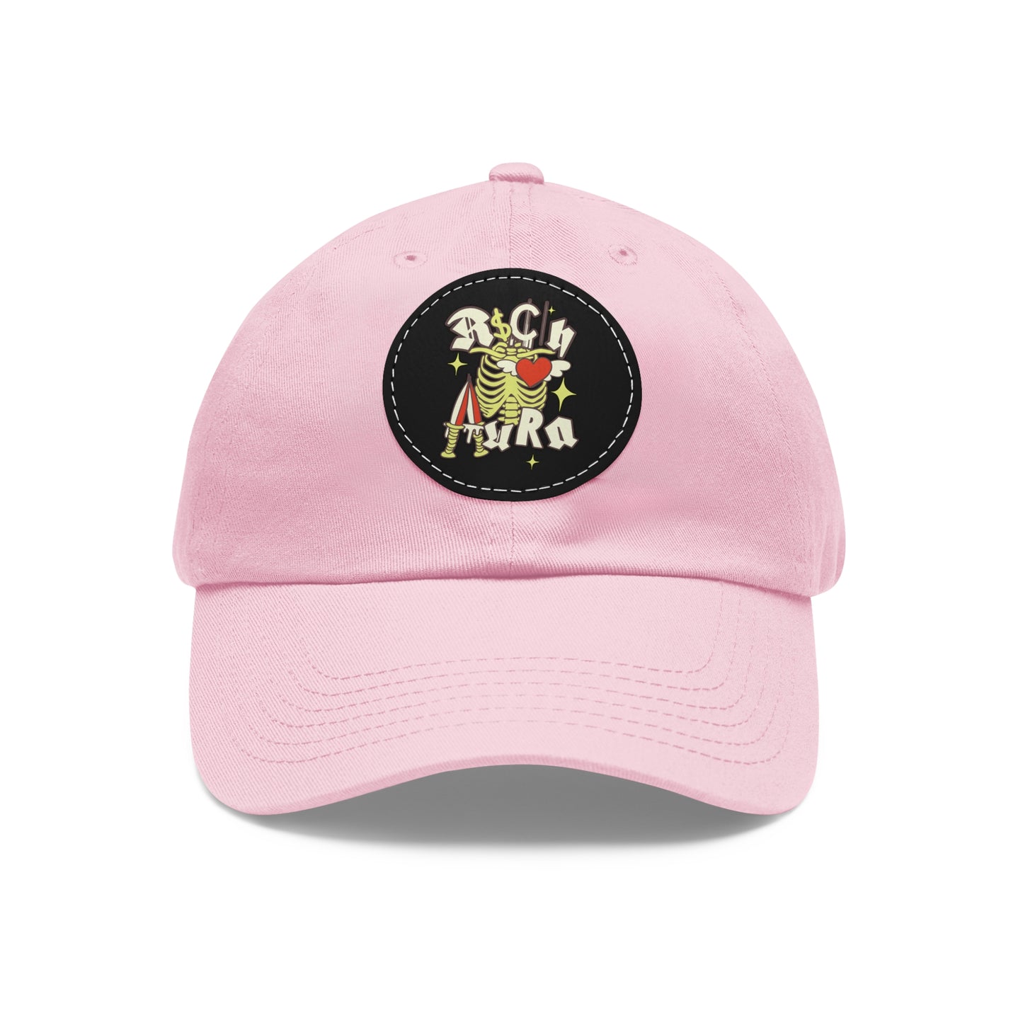 Rich Aura - Rich Love Dad Hat w/ Leather Patch (Round)