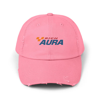 Rich Aura - Rich Racing Distressed Cap _ Blue