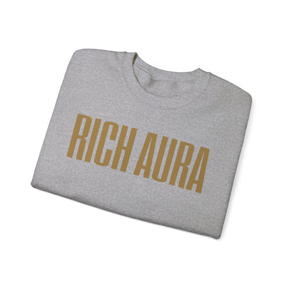 Rich Aura - Rich Love Crewneck - Gold