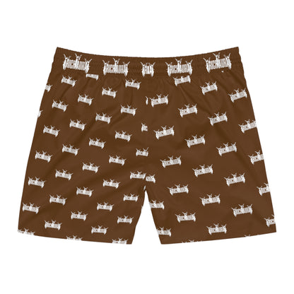 Rich Aura Swim Shorts - Brown