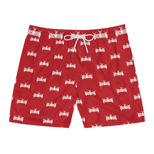 Rich Aura Swim Shorts - Rich Red