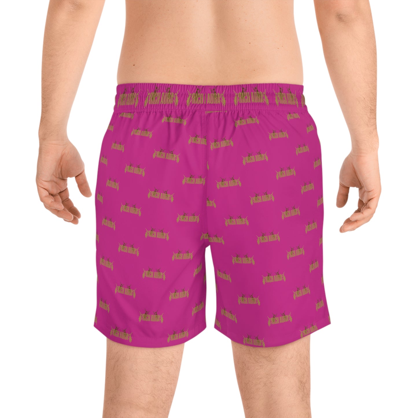 Rich Aura - Light V. Dark Swim Shorts - Rich Pink