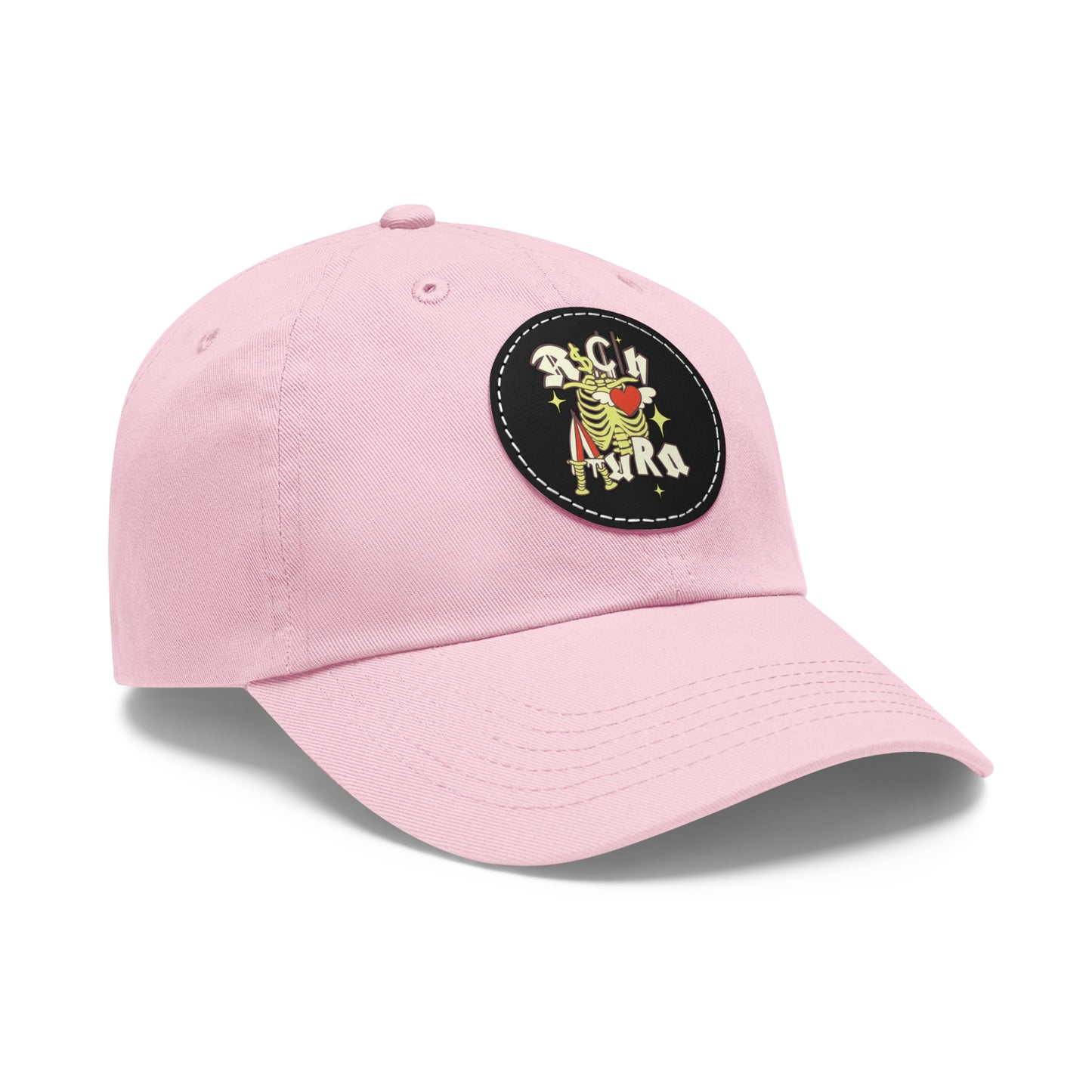 Rich Aura - Rich Love Dad Hat w/ Leather Patch (Round)