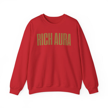 Rich Aura - Rich Love Crewneck - Gold