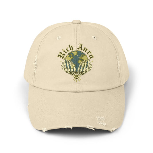 Rich Aura World Distressed Cap