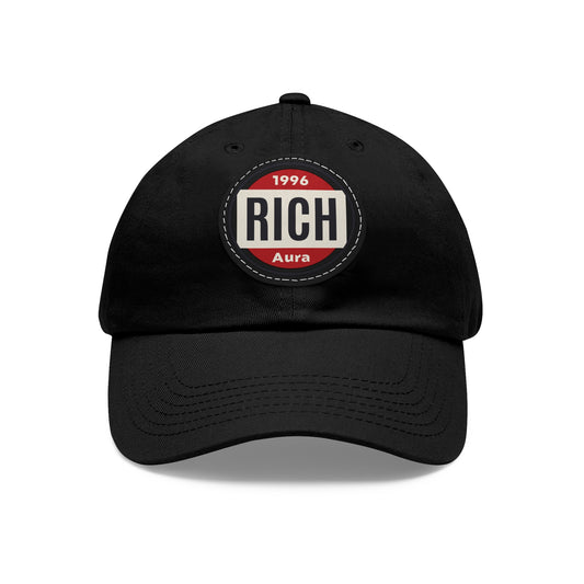 Rich Aura - 1996 Dad Hat w/ Leather Patch (Round)