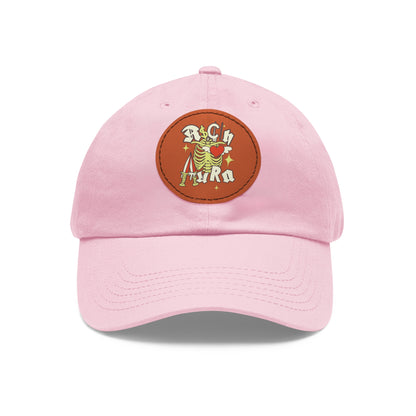 Rich Aura - Rich Love Dad Hat w/ Leather Patch (Round)