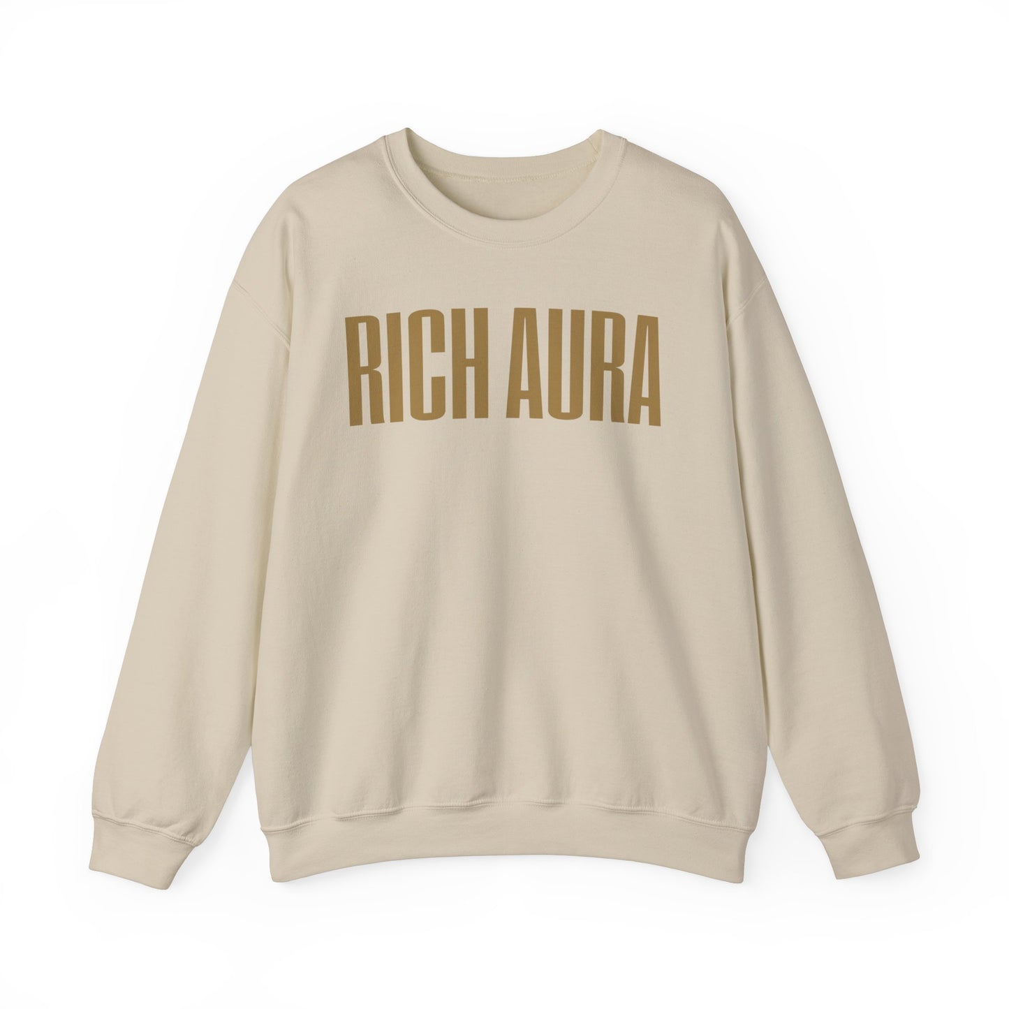 Rich Aura - Rich Love Crewneck - Gold