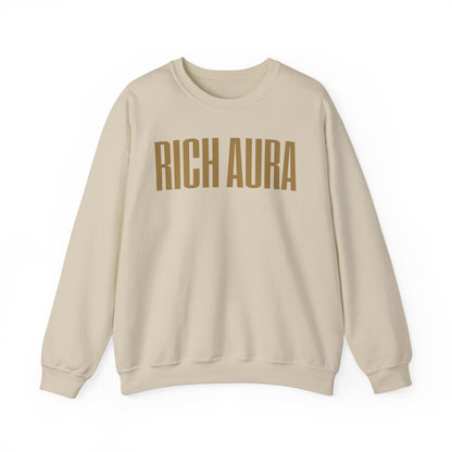 Rich Aura - Rich Love Crewneck - Gold