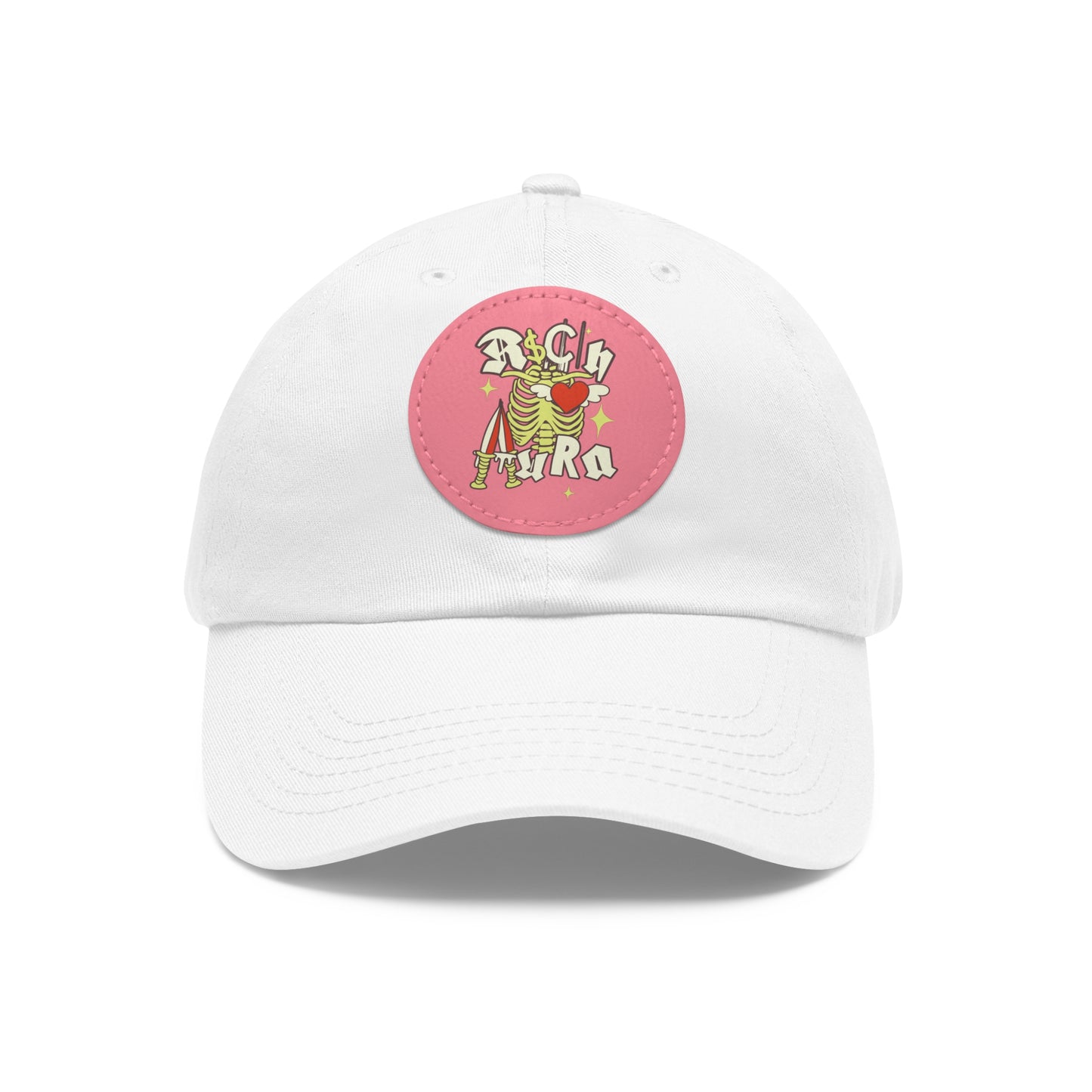 Rich Aura - Rich Love Dad Hat w/ Leather Patch (Round)