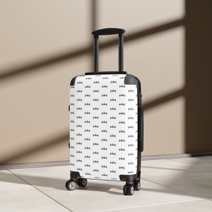 Rich Aura White Suitcase