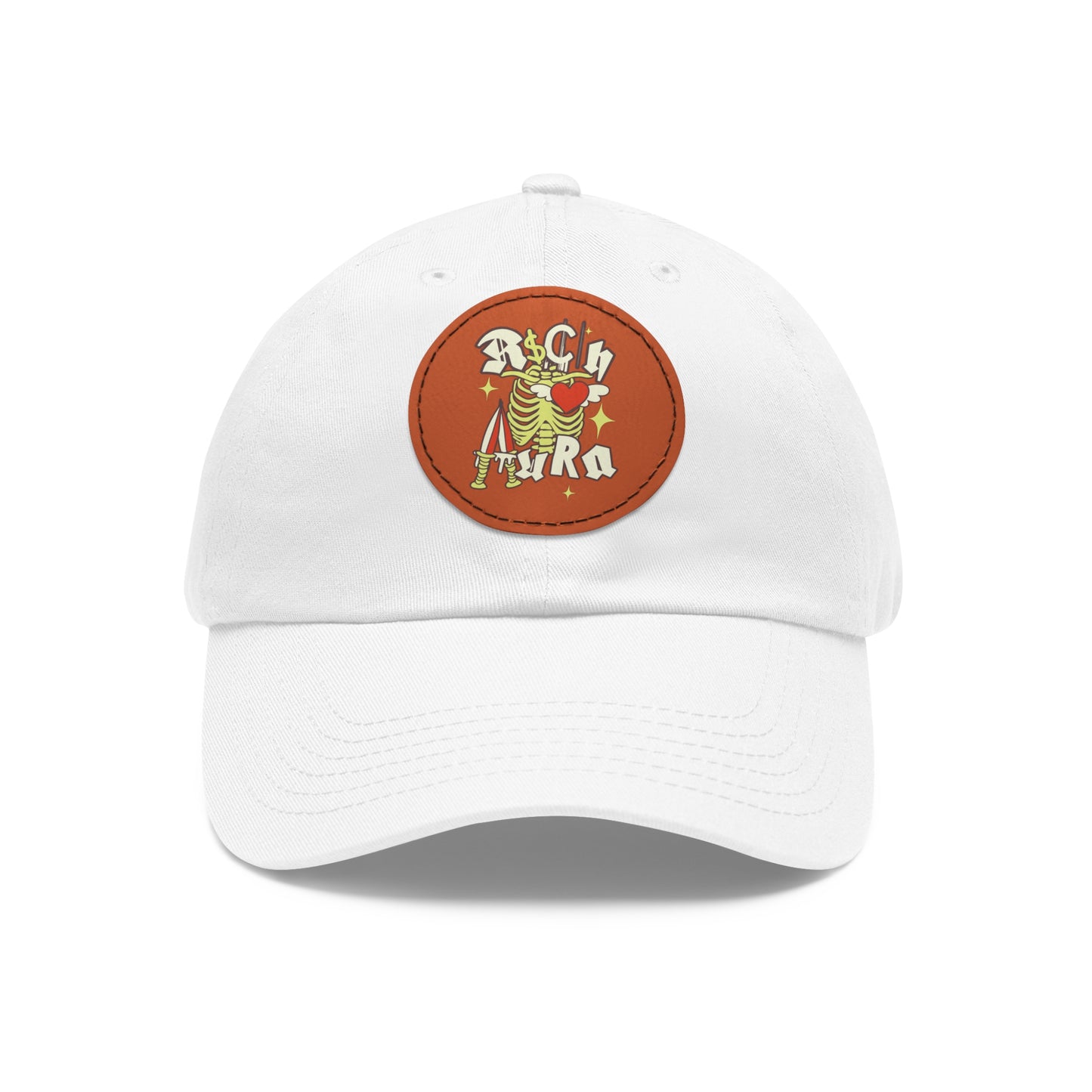 Rich Aura - Rich Love Dad Hat w/ Leather Patch (Round)