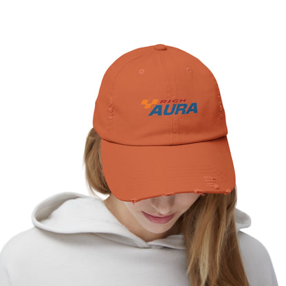 Rich Aura - Rich Racing Distressed Cap _ Blue