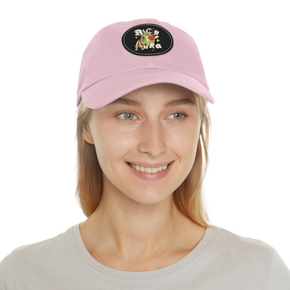 Rich Aura - Rich Love Dad Hat w/ Leather Patch (Round)