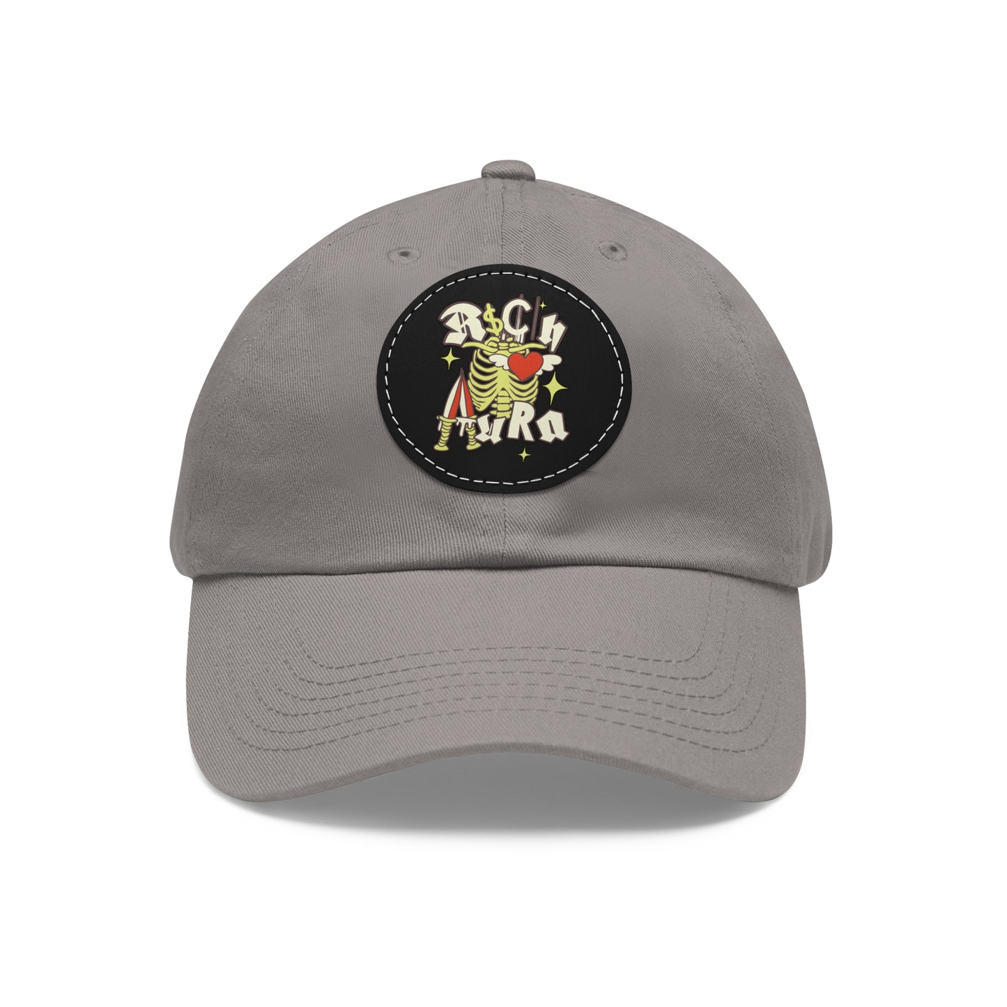 Rich Aura - Rich Love Dad Hat w/ Leather Patch (Round)