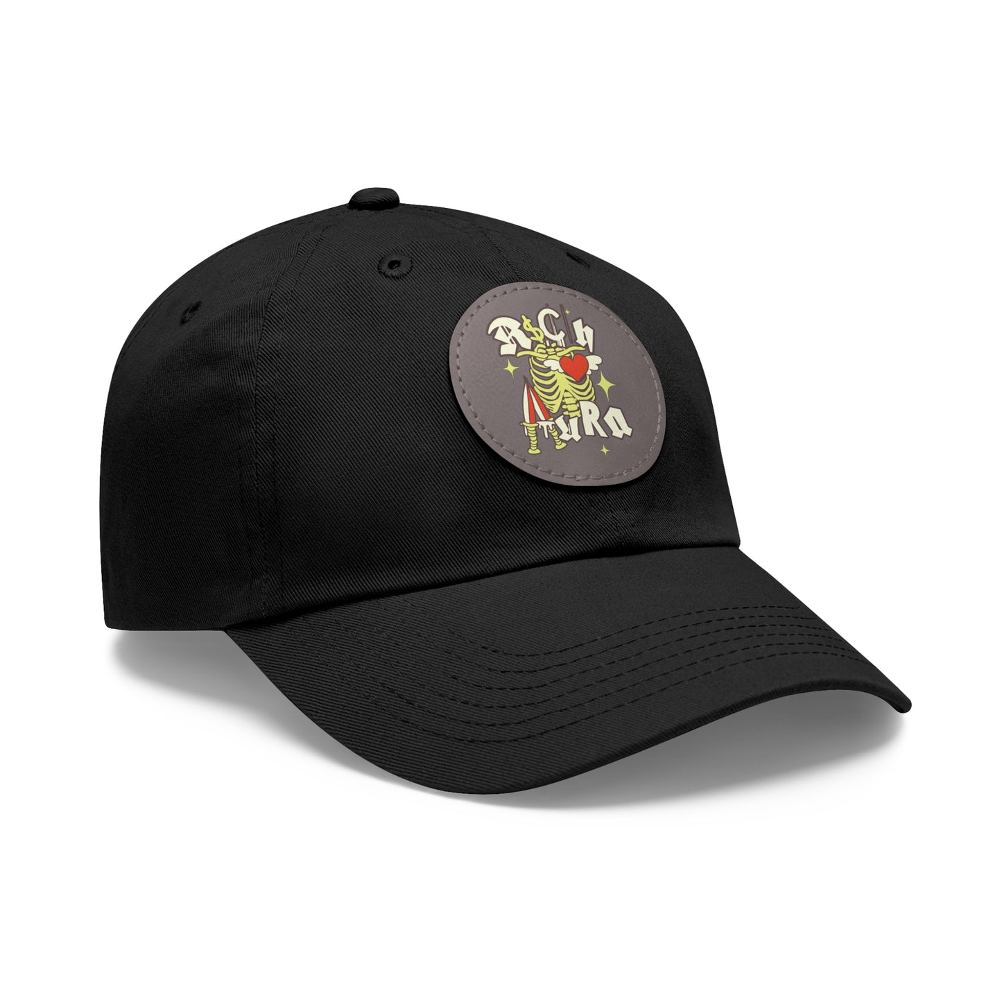 Rich Aura - Rich Love Dad Hat w/ Leather Patch (Round)