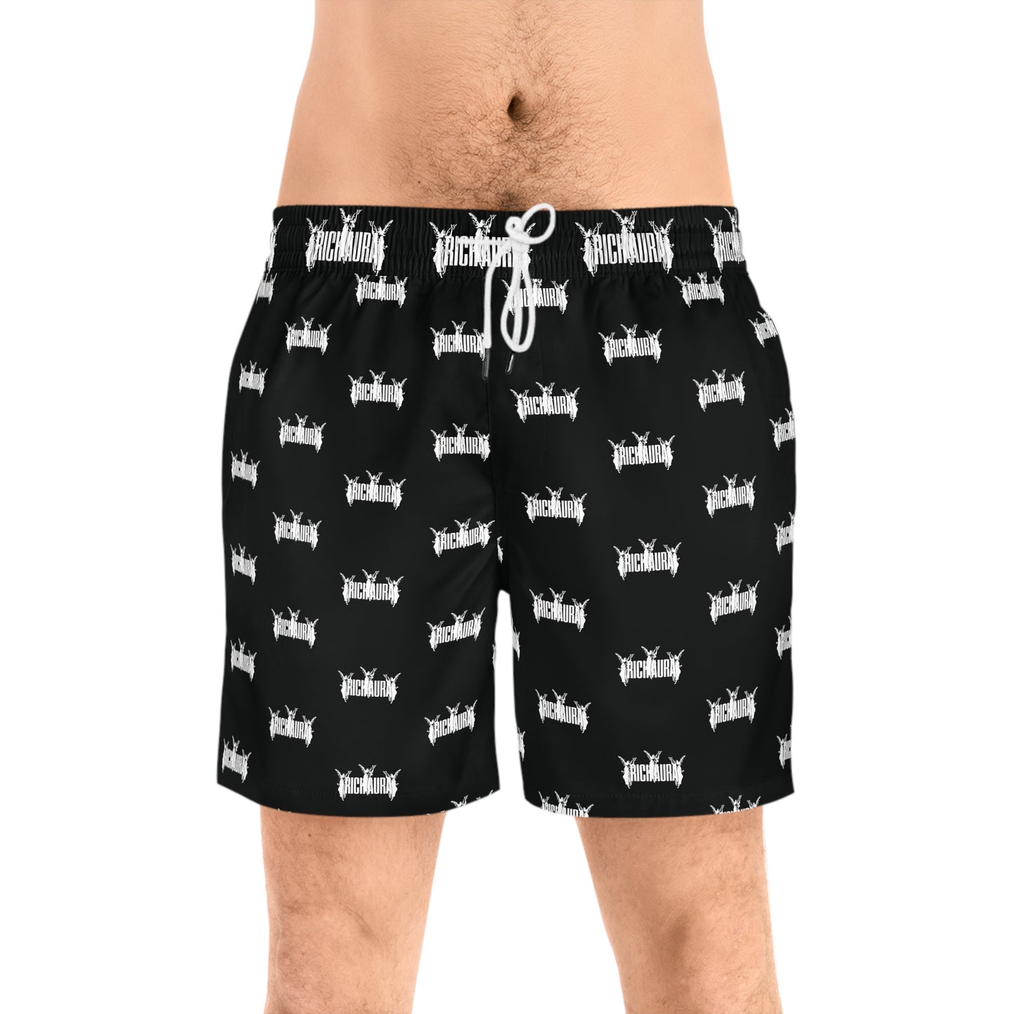 Rich Aura Swim Shorts - Black