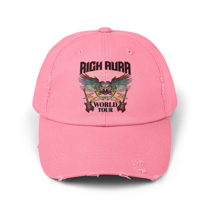 Rich Aura - World Tour Distressed Cap - Black