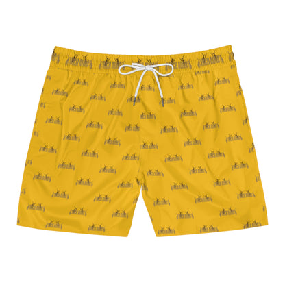 Rich Aura - Light V. Dark Swim Shorts - Yellow