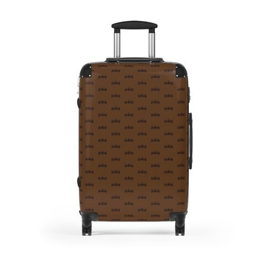 Rich Aura Light v. Dark - Brown Suitcase