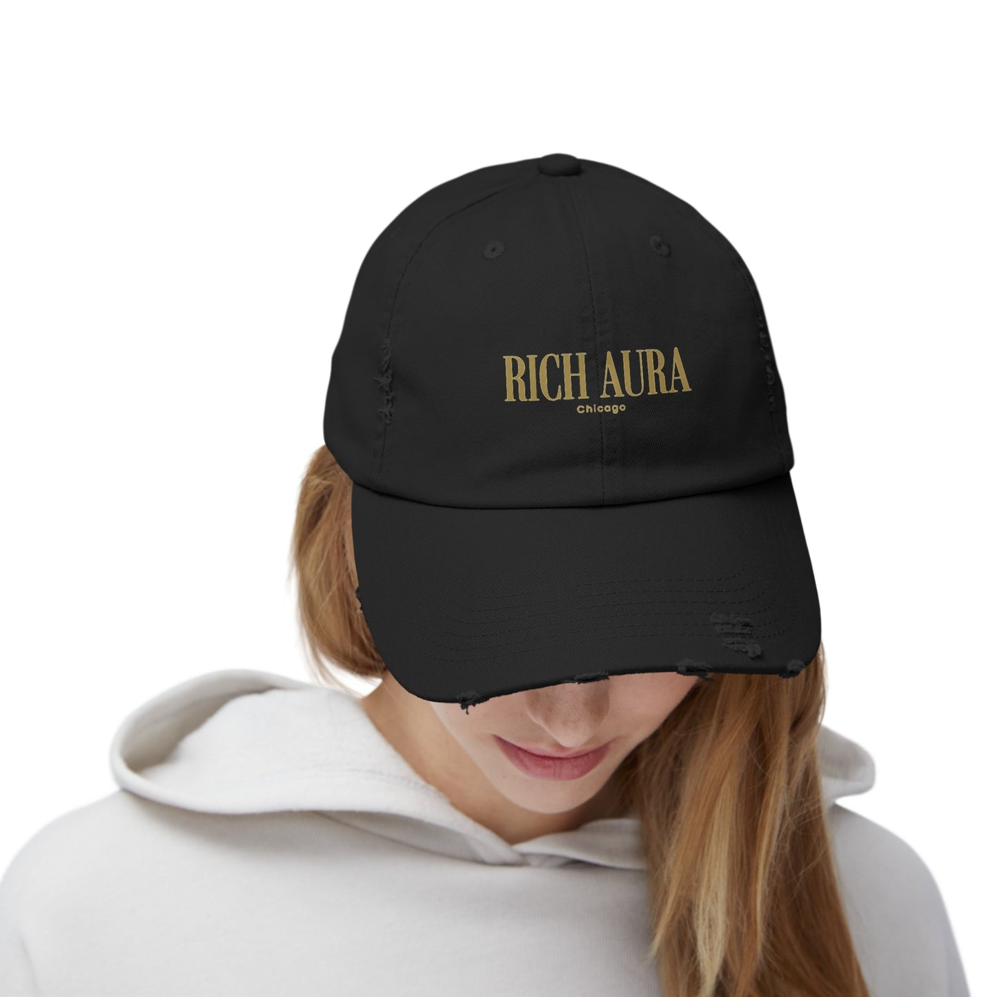 Rich Aura Chicago Distressed Cap