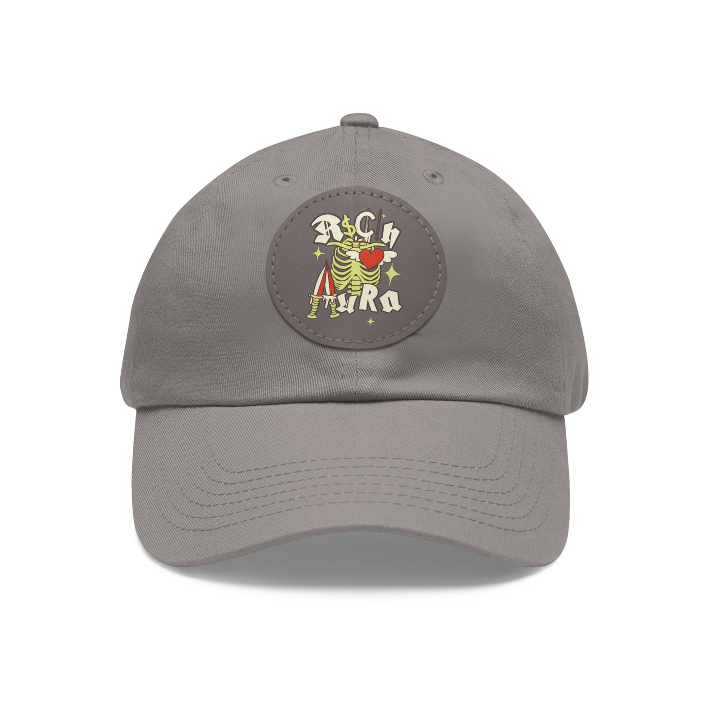 Rich Aura - Rich Love Dad Hat w/ Leather Patch (Round)