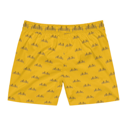 Rich Aura - Light V. Dark Swim Shorts - Yellow