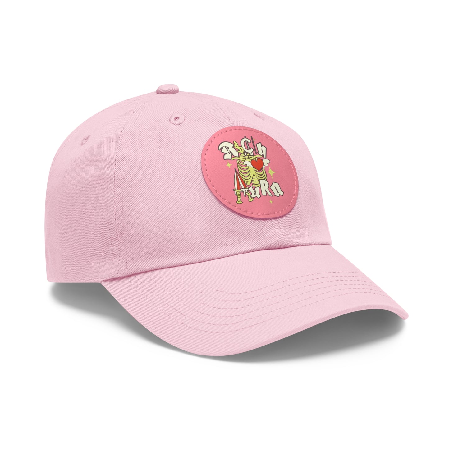 Rich Aura - Rich Love Dad Hat w/ Leather Patch (Round)