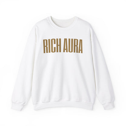 Rich Aura - Rich Love Crewneck - Gold