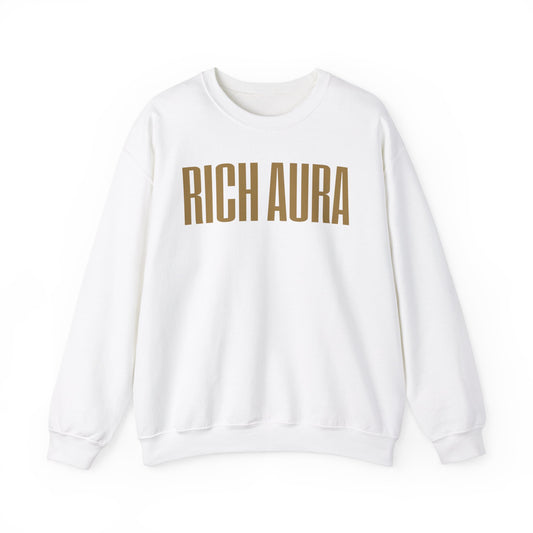 Rich Aura - Rich Love Crewneck - Gold