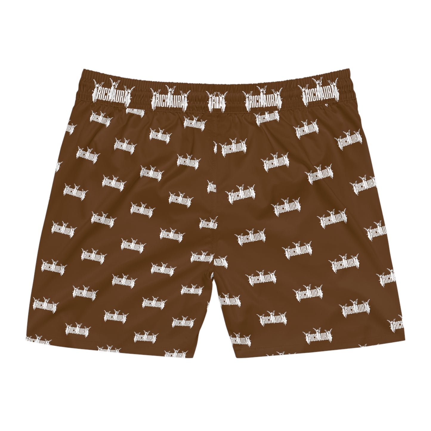 Rich Aura Swim Shorts - Brown