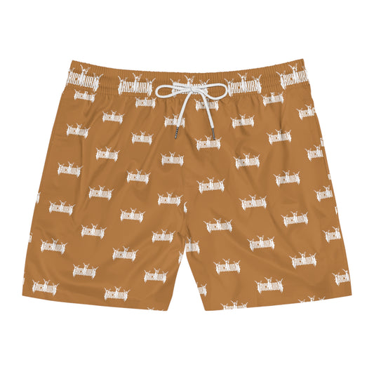 Rich Aura Swim Shorts - Light brown