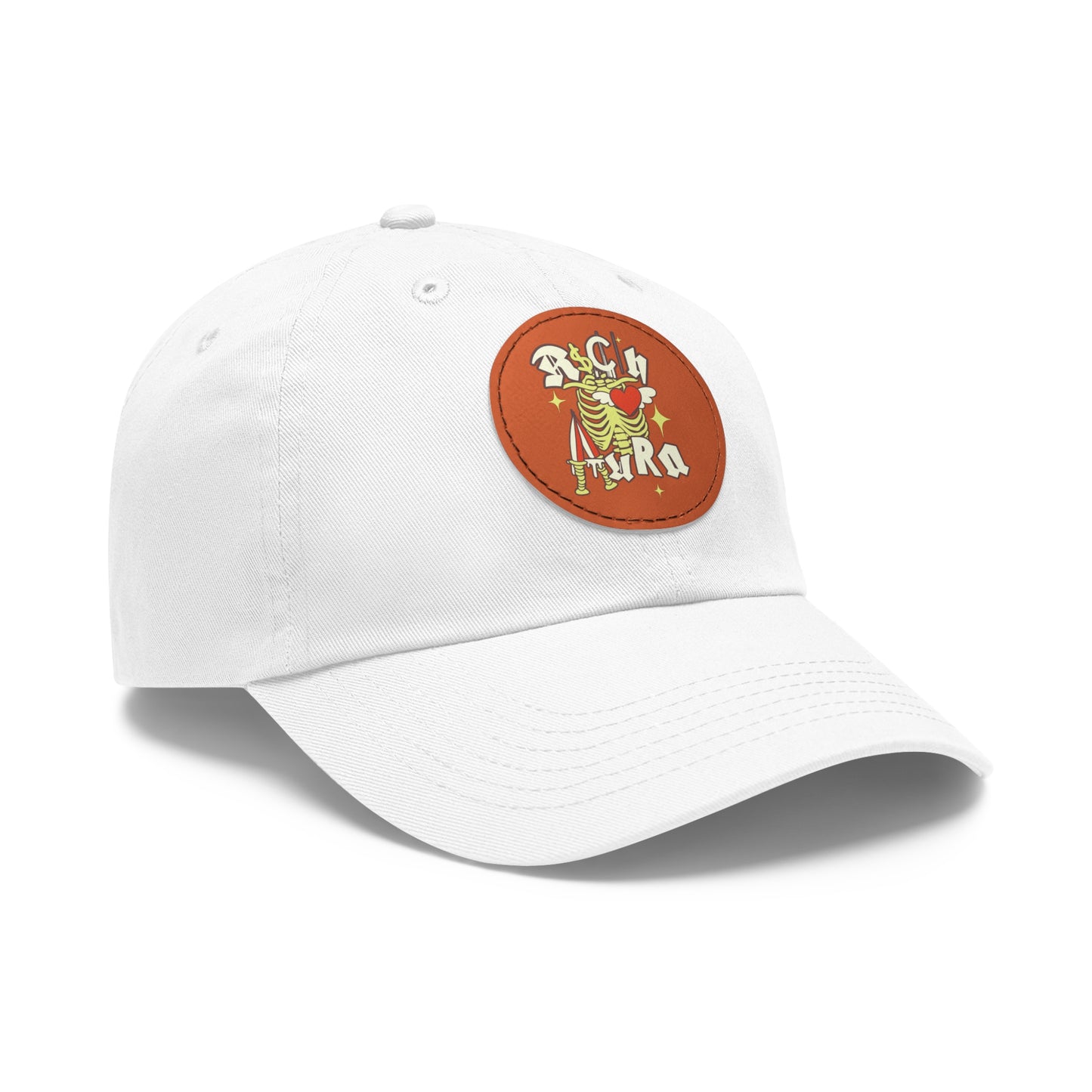 Rich Aura - Rich Love Dad Hat w/ Leather Patch (Round)