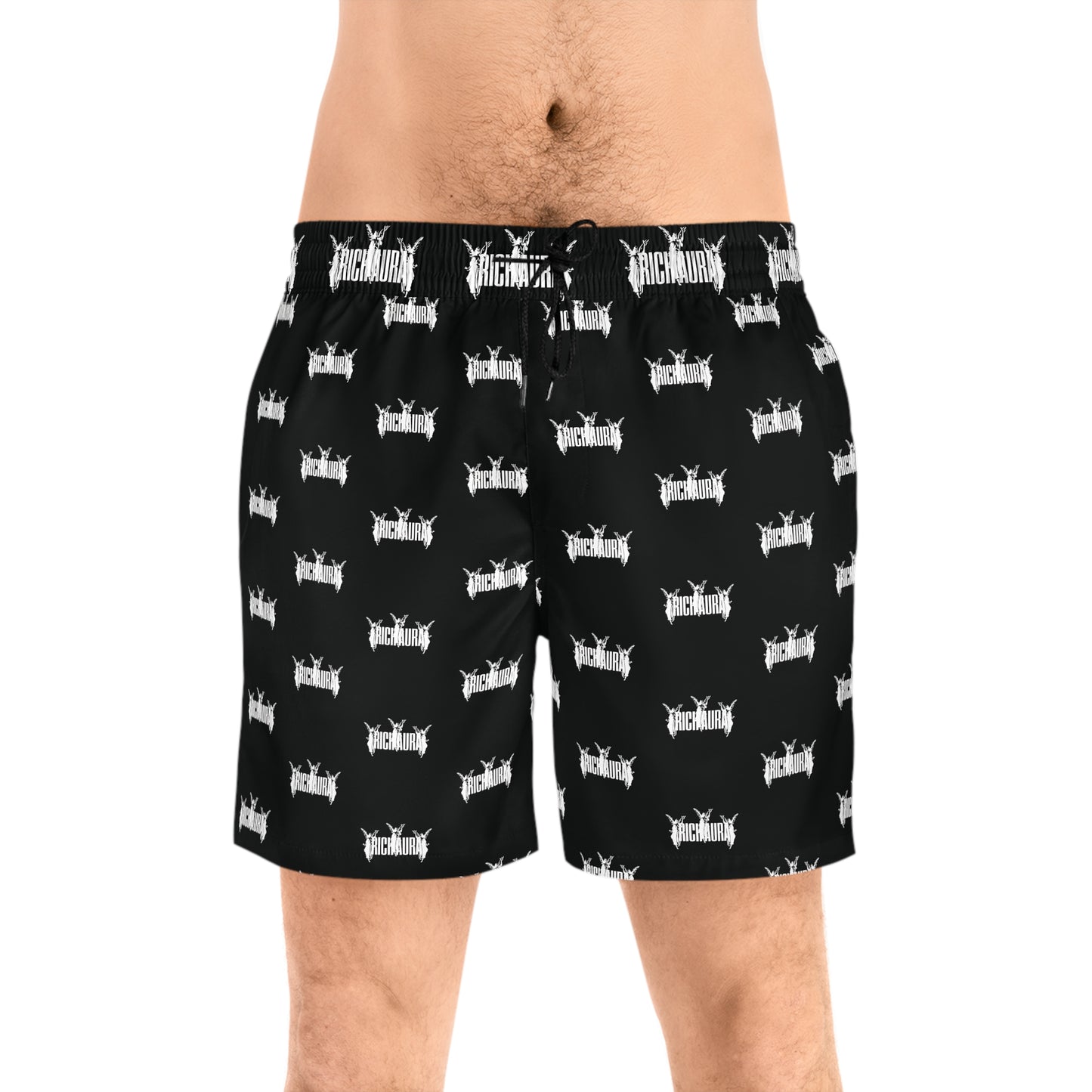 Rich Aura Swim Shorts - Black