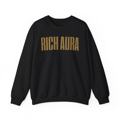 Rich Aura - Rich Love Crewneck - Gold