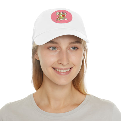 Rich Aura - Rich Love Dad Hat w/ Leather Patch (Round)