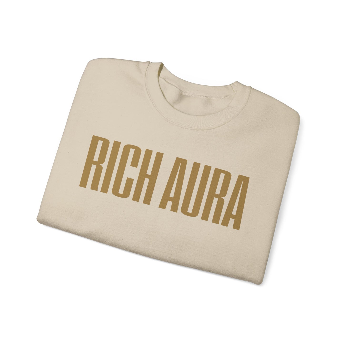 Rich Aura - Rich Love Crewneck - Gold