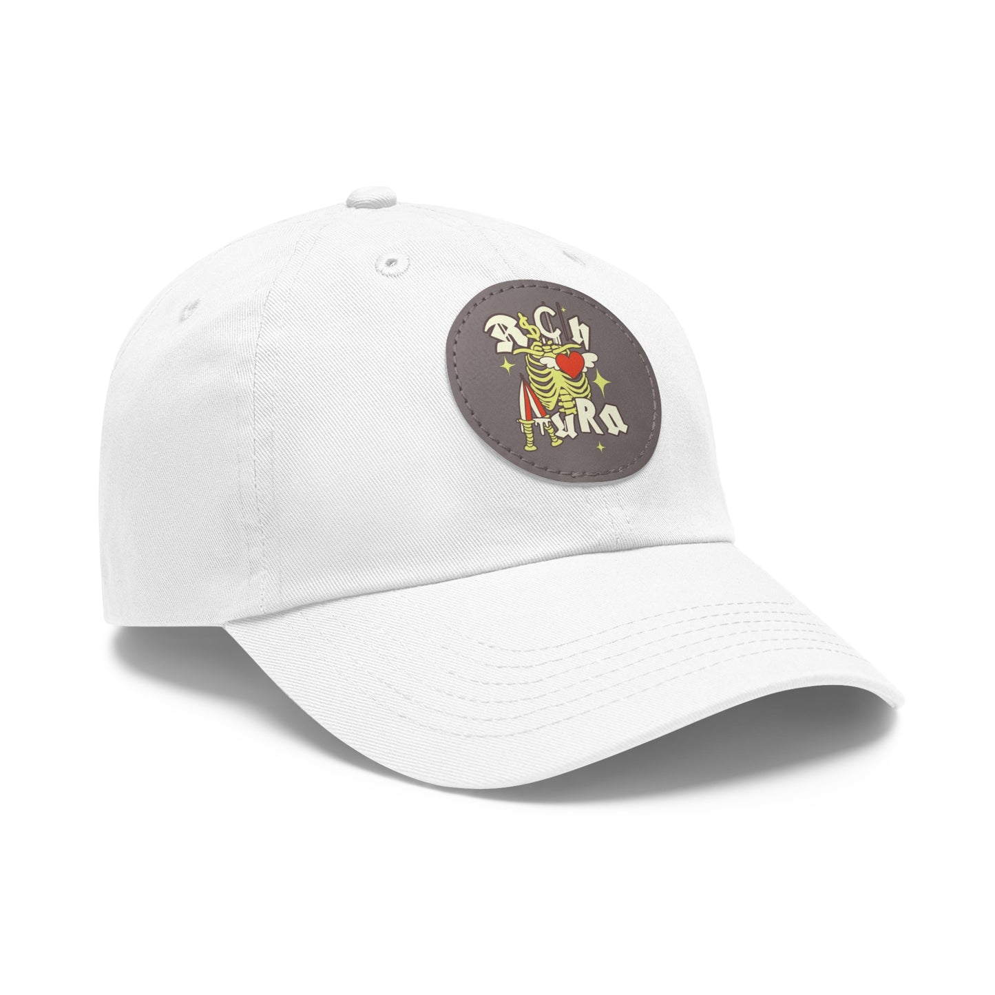 Rich Aura - Rich Love Dad Hat w/ Leather Patch (Round)