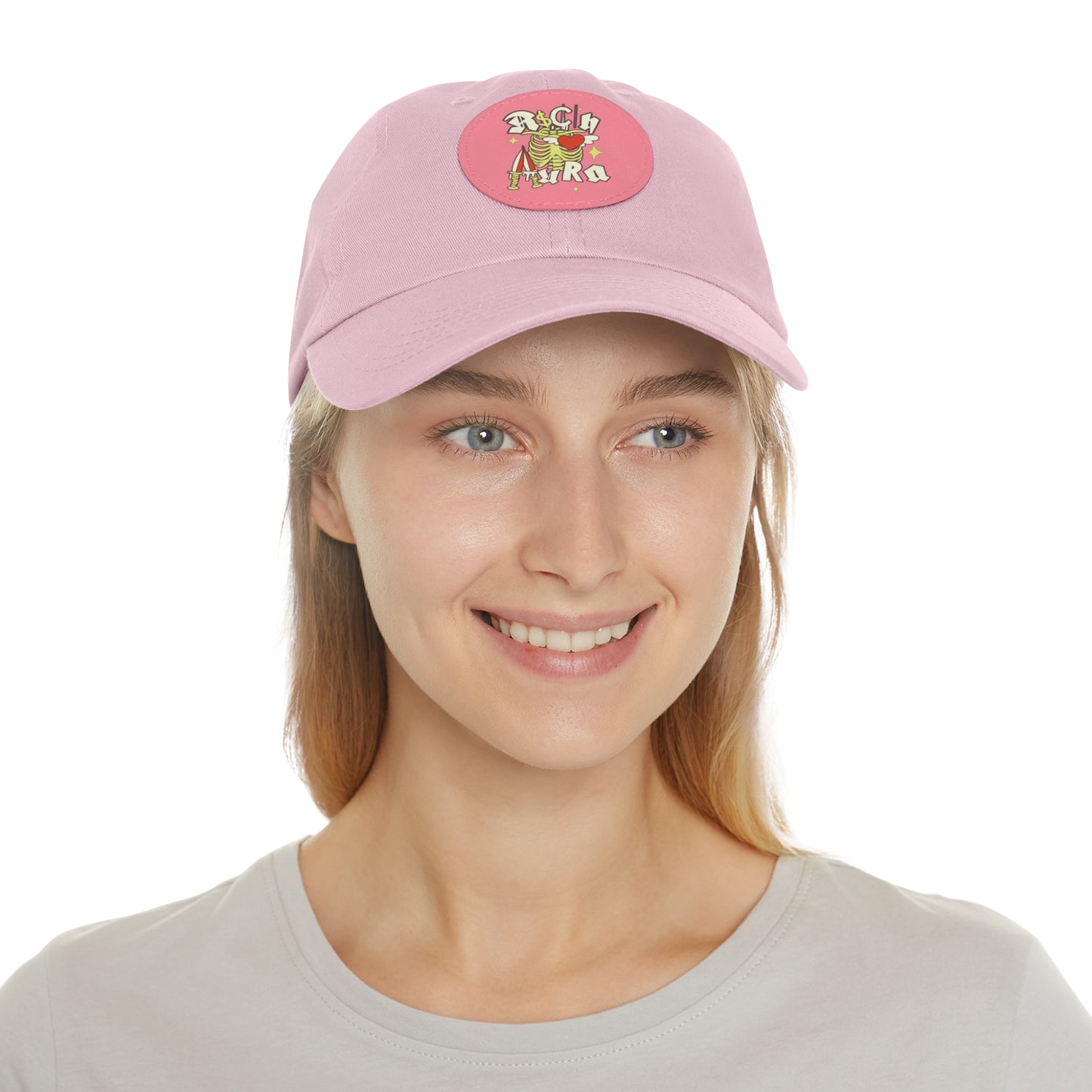 Rich Aura - Rich Love Dad Hat w/ Leather Patch (Round)